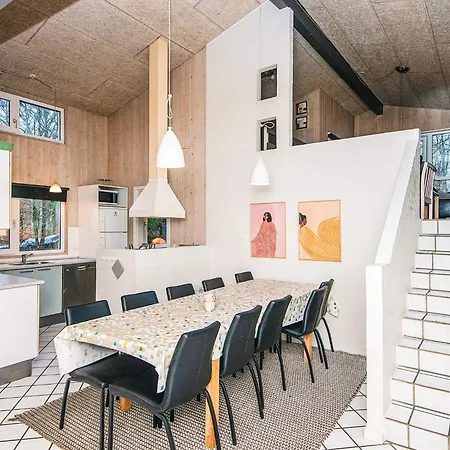 10 Person In Glesborg Holiday home Fjellerup Strand